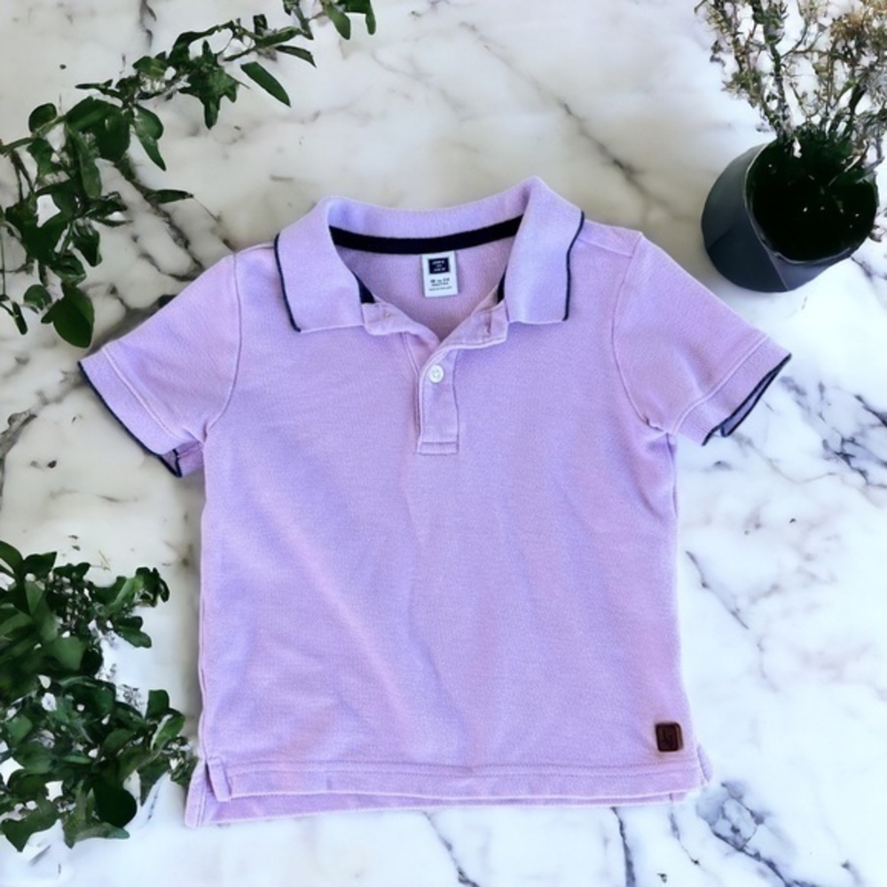 Janie and Jack Boys Size 18-24 Months Pique Polo Shirt in Lilac